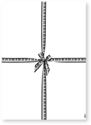 Wrapping paper Keyboard/ribbon