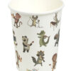 Paper Cup bauxili Amimals 10x250ml - Image 2