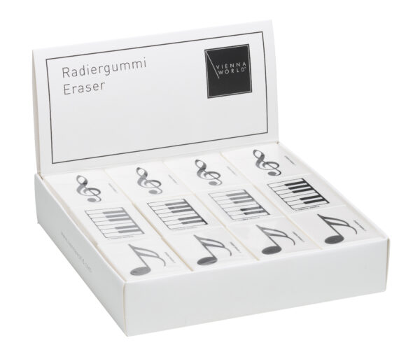 Radiergummibox Musik (36 Stk)