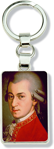 Schlüsselanhänger Mozart Portrait