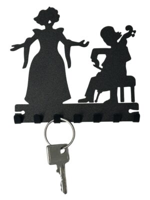 Schlüsselboard Sängerin/Cellist 12cm