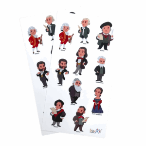 Sticker bauxili Composers 2 (2 Sheet)
