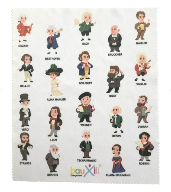 Glasses box with wipe bauxili Composers - Image 3