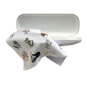 Glasses box with wipe bauxili animals