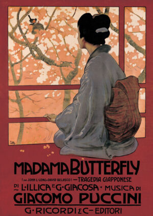 Grusskarte Madama Butterfly (inkl. Briefumschlag)