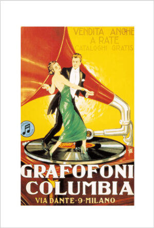 Kunstdruck Grafofoni Columbia