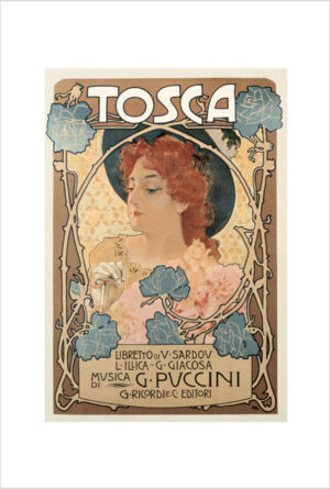 Kunstdruck Tosca